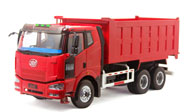 一汽解放J6自卸车模型 国产原厂1：24 翻斗车