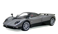 意大利MONDO MOTORS 1:24 帕加尼 PAGANI ZONDA F 灰色 跑车模型