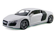 奥迪R8 硬顶跑车  汽车模型 1:18 玛莎图maisto 36143 白色