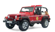 牧马人吉普 消防版 汽车模型 1:18 玛莎图maisto JEEP 36115