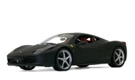 法拉利458 汽车模型 风火轮 1:18 磨砂黑 T6921