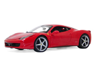 法拉利458 汽车模型 风火轮 1:18 红色 T6917