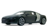 新奥迪r8 汽车模型 KYOSHO京商 1:18 09216DG 灰色