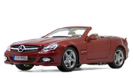 奔驰SL550 汽车模型 1:18 玛莎图maisto 31169 红色