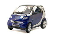 奔驰smart 小精灵 汽车模型 玛莎图 1：18 蓝色