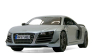 奥迪R8GT 汽车模型 1:18 玛莎图maisto 银灰色 36190