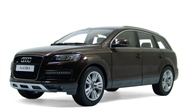 奥迪Q7 汽车模型 1:18 京商 09222TBR AUDI Q7 褐色