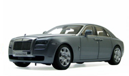 劳斯莱斯古斯特 Ghost 汽车模型 京商1：18 银灰双色