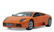 兰博基尼蝙蝠 murcielago 汽车模型 威利1：24 橙色