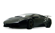 兰博基尼蝙蝠LP670-4 SV 汽车模型 autoart 74618 磨砂黑