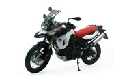 宝马F800GS 摩托车模型 BMW F800GS  Autoart 10008 1:10  白红色