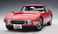 丰田2000GT 跑车模型 autoart 1：18 红色 78746