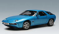保时捷928 汽车模型 autoart 1：18 蓝色 77901
