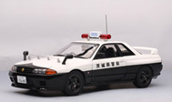 尼桑天际线第一辆警车 奥拓阿 1：18 白色 77363