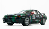 尼桑GT-R (R32) 1993限量3000台 汽车模型 autoart 1：18 赛车 89380