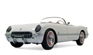 1953雪佛兰科尔维特 汽车模型 autoart 1：18 白色 71081