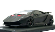 兰博基尼第六元素 限量26台 汽车模型 MR 1:18 磨砂黑色