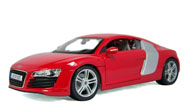 奥迪R8 汽车模型 1:18 玛莎图maisto 36143 AUDI 红色