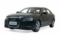 2009款奥迪A6L 汽车模型  一汽奥迪原厂 1:18 黑色