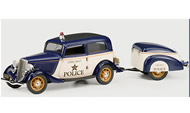 1933年福特跨斗王室警车模型 富兰克林 1：24 B11F680