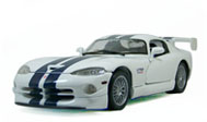 道奇蝰蛇GT2 汽车模型 1：18 玛莎图maisto 31845 白色