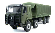 重汽豪沃军车卡车 军事模型 1:24 国产原厂 8*8