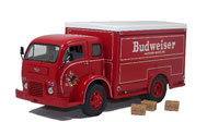 1955年百威啤酒运输车模型 美国MBI 1:24 国际卡车