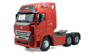 重汽豪沃A7 HOWO A7牵引车 汽车模型 国产原厂 1:24 红色 拖头