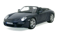 敞篷保时捷911 Carrera S 敞篷  汽车模型 1:18 玛莎图maisto 31126 蓝色