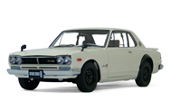 尼桑GTR 1ST 汽车模型 autoart  1：18 77383 白色 SKYLINE