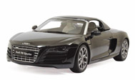 奥迪R8 spyder 敞篷 汽车模型 京商 1:18 09217SGR-C