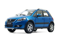 天宇SX4 汽车模型 1:18 国产原厂  蓝色