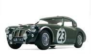 奥斯汀希利3000 Healey 1960年勒芒赛23号赛车 汽车模型 京商1:18 绿花色