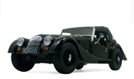 摩根 MORGAN 4/4 2008 摩根老爷车 汽车模型 京商 1：18 黑色