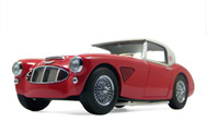 奥斯汀希利3000 MK-1 赛车 Austin Healey 汽车模型 京商 1：18 红白