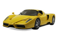 法拉利恩佐F60 ferrari 跑车模型 风火轮 1：18 黄色
