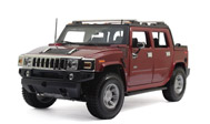 悍马H2 SUT 汽车模型 1：18 玛莎图maisto Hummer 36633 红色