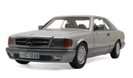 奔驰500SEC 汽车模型 Autoart 76212 COUPE 1986