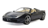 法拉利458 spider 敞篷 汽车模型 风火轮 1：18 X5529 深蓝色