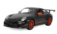 保时捷911（997）GT3 RS 汽车模型 威利1：24 黑色 22495W