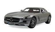 奔驰SLS AMG 汽车模型 1：18 玛莎图maisto 36196 银色