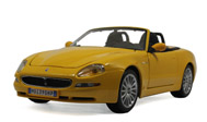 玛莎拉蒂GT v8 汽车模型 1：18 玛莎图maisto 31667 黄色
