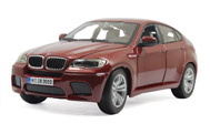 宝马X6M E71 汽车模型 1：18 布拉格burago 11032 红色
