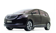 别克商务概念车 汽车模型 上海通用别克原厂 1：18 紫红色