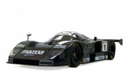 马自达赛车gt5 汽车模型 奥拓阿 1：18 81043 黑花