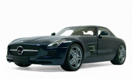 奔驰SLS AMG 2010  汽车模型 迷你切 1：18 深蓝色