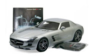 奔驰SLS AMG 汽车模型 XXS 1：12 银色