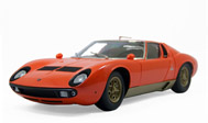 兰博基尼 MIURA P400S 汽车模型 京商 08312P 橙色