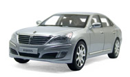 现代雅科仕 HYUNDAI EQUUS 汽车模型 原厂  1:18 银色