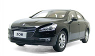 东风标致508 Peugeot 508 汽车模型 东风标致原厂 1：18 黑色